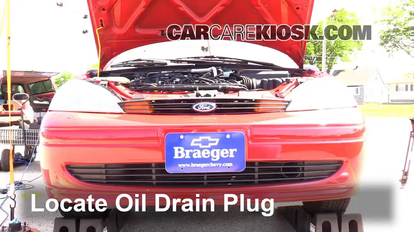 2004 Ford Focus ZTS 2.3L 4 Cyl. Oil Change Oil and Oil Filter